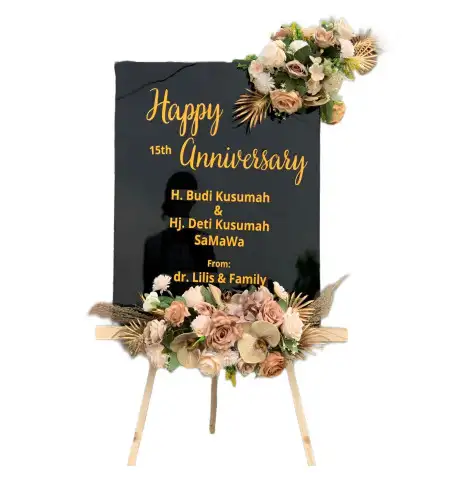 Papan Bunga Akrilik Garden Party Jakarta