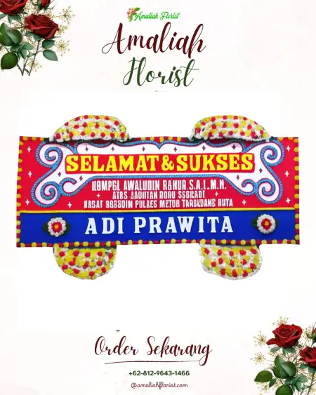 Papan Bunga Ucapan Selamat Garden Party Jakarta