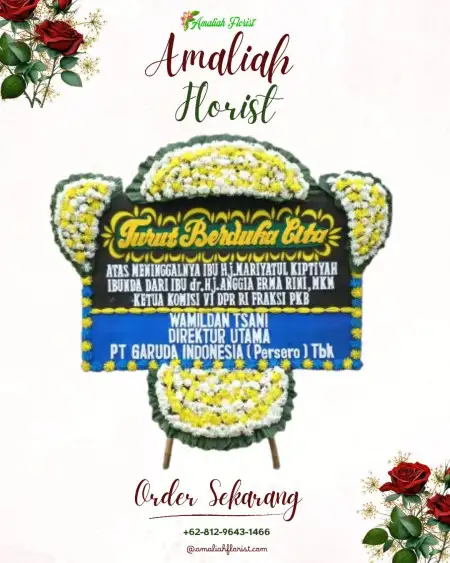 Papan Bunga Duka Garden Party Jakarta